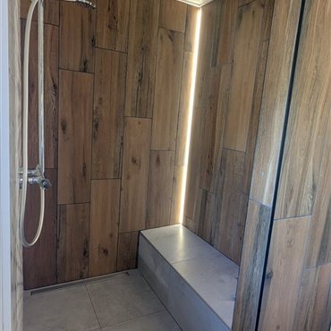 Douche, carrelage et faiences en neuf et rénovation, artisan carreleur à Millau Eric Verdonck